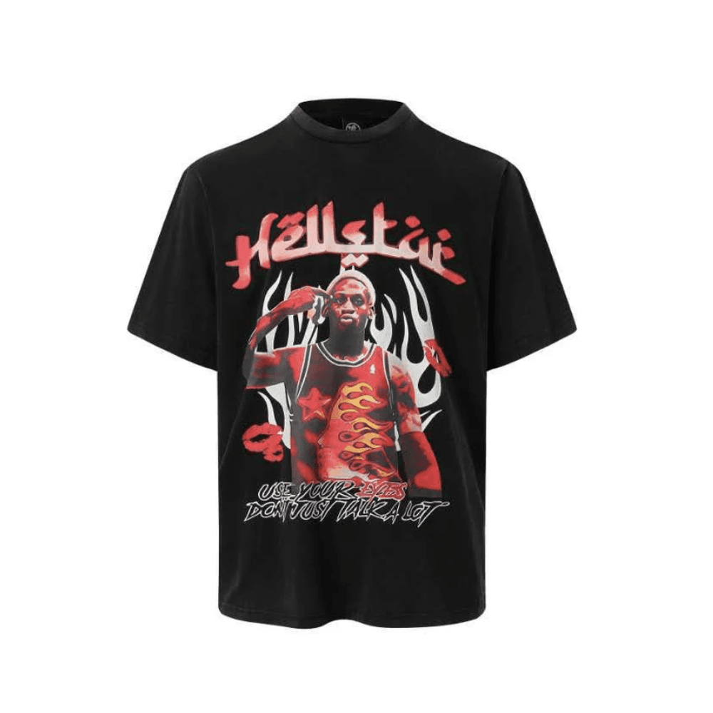 Hellstar Hellstar Flames Portrait Tee
